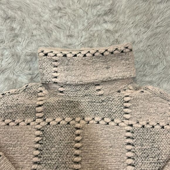 Prana light pink and black  Breckenridge wool pullover sweater size xs‎ - Picture 2 of 5